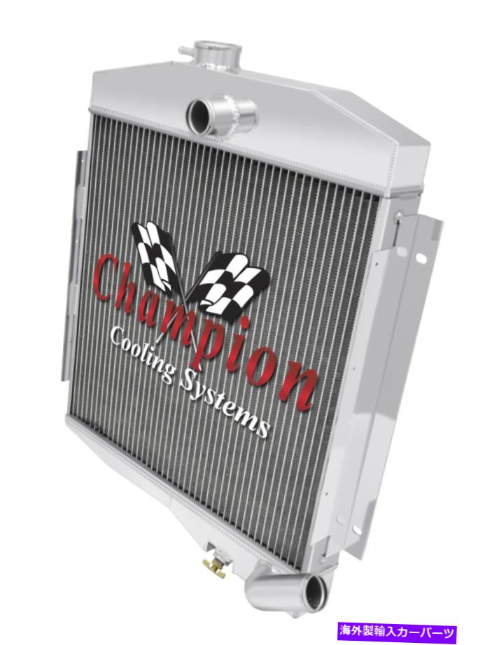 Radiator 1965年から1971年のジープCJ5ビュイックV6エンジンの3列エースチャンピオンラジエーター 3 Row Ace Champion Radiator for 1965 - 1971 Jeep CJ5 Buick V6 Engine【並行輸入品】
