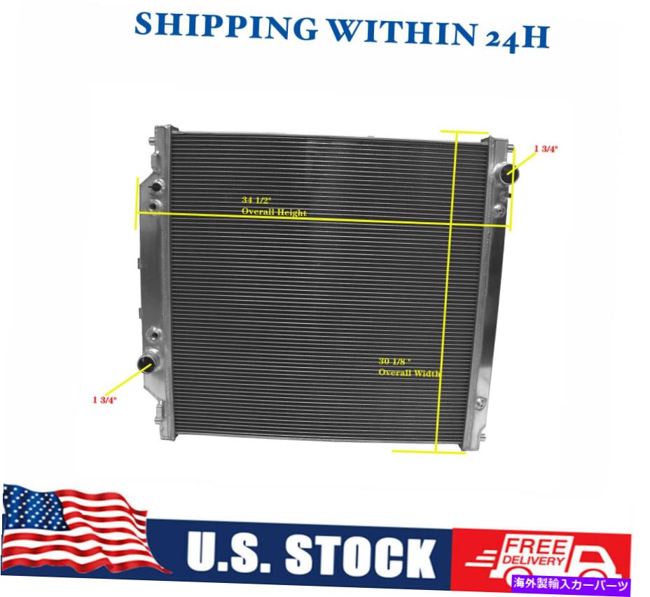 Radiator Ford 2005 2006 2007 Ford F-250/F-350 Super Duty 5.4L 6.8Lのアルミニウムラジエーター Aluminum Radiator for Ford 2005 2006 2007 Ford F-250/F-350 Super Duty 5.4L 6.8L【並行輸入品】