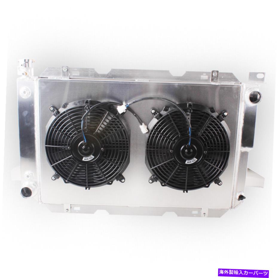 Radiator 1985-1997 Ford F-150 F-250 F-350 5.0L-5.8-7.5L V8の3列ラジエーター12 ''ファン 3-Row Radiator 12'' Fans for 1985-1997 Ford F-150 F-250 F-350 5.0L-5.8-7.5L V8【並行輸入品】