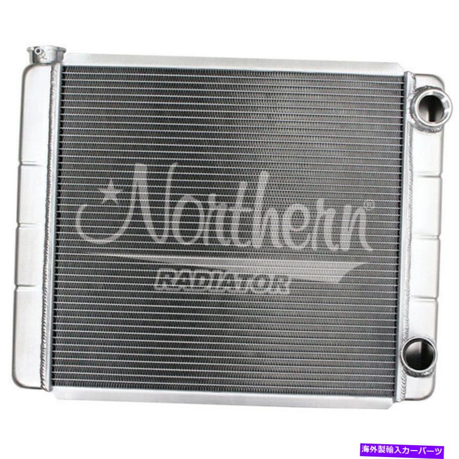 Radiator ノーザン204120-レースプロダブルパスGMラジエーター、トップスレッドインレット19 \