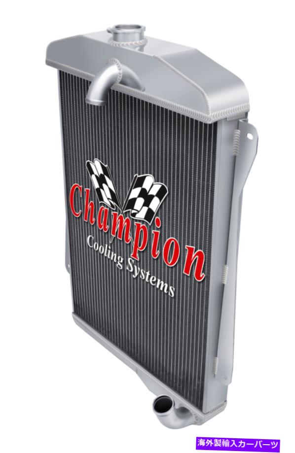 Radiator 1940年の3列のスーパーチャンピオンラジエーター1941シボレースペシャルデラックスL6エンジン 3 Row Super Champion Radiator for 1940 1941 Chevrolet Special Deluxe L6 Engine【並行輸入品】
