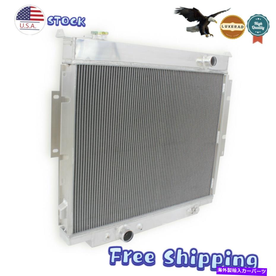 Radiator 3列アルミニウムラジエーターフィット1983-1996 FORD FシリーズF250 F350ピックアップ6.9L 7.3L 3-Row Aluminum Radiator FIT 1983-1996 Ford F-Series F250 F350 Pickup 6.9L 7.3L【並行輸入品】