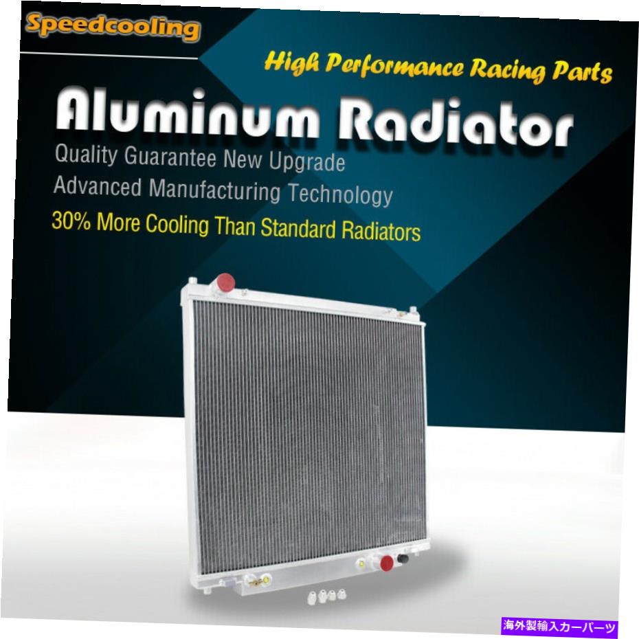 Radiator 2170アルミニウムラジエーターフィットフォードエクスカーションF-250 F-350スーパーデューティ98-05 4列 2170 Aluminum Radiator Fit Ford Excursion F-250 F-350 Super Duty 98-05 4 Row AT【並行輸入品】