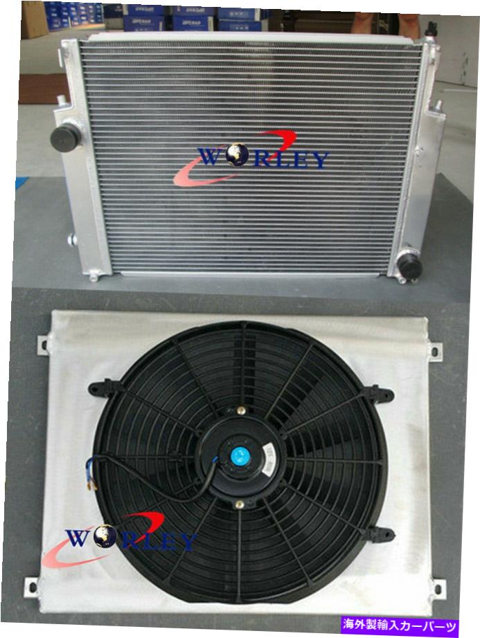 Radiator BMW E36 M3 /Z3 /325TD /320 323 328 1992-99用アルミニウムラジエーターとシュラウド＆ファン Aluminum radiator & shroud & fan for BMW E36 M3 / Z3 /325TD /320 323 328 1992-99【並行輸入品】