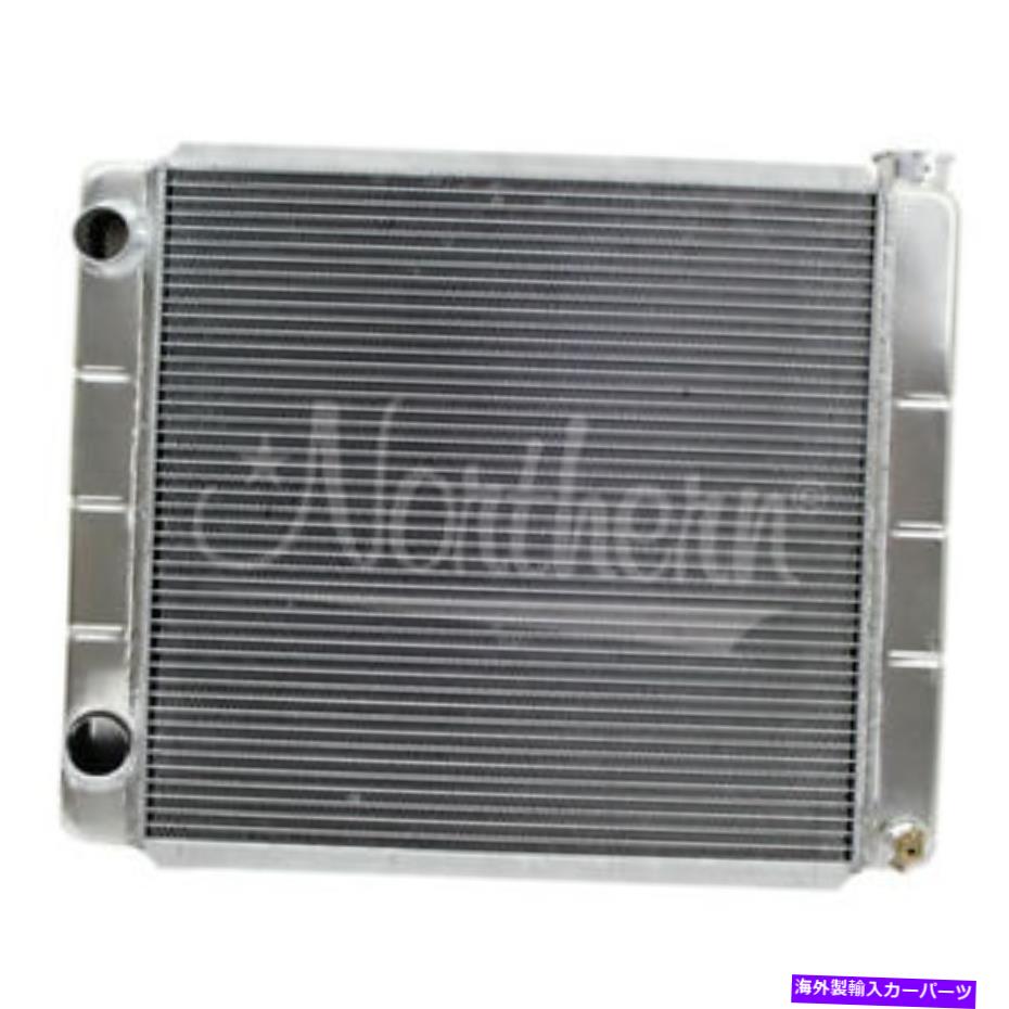 Radiator ノーザン209634ユニバーサルフォードモパルアルミニウムラジエーター19x24ダブルパスRacepro Northern 209634 Universal Ford Mopar Aluminum Radiator 19x24 Double Pass RacePro【並行輸入品】