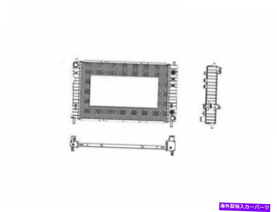 Radiator 05シボレーequinox FB89G3プラスチックおよびアルミニウム構造のラジエーター Radiator For 05 Chevy Equinox FB89G3 Plastic and Aluminum Construction【並行輸入品】