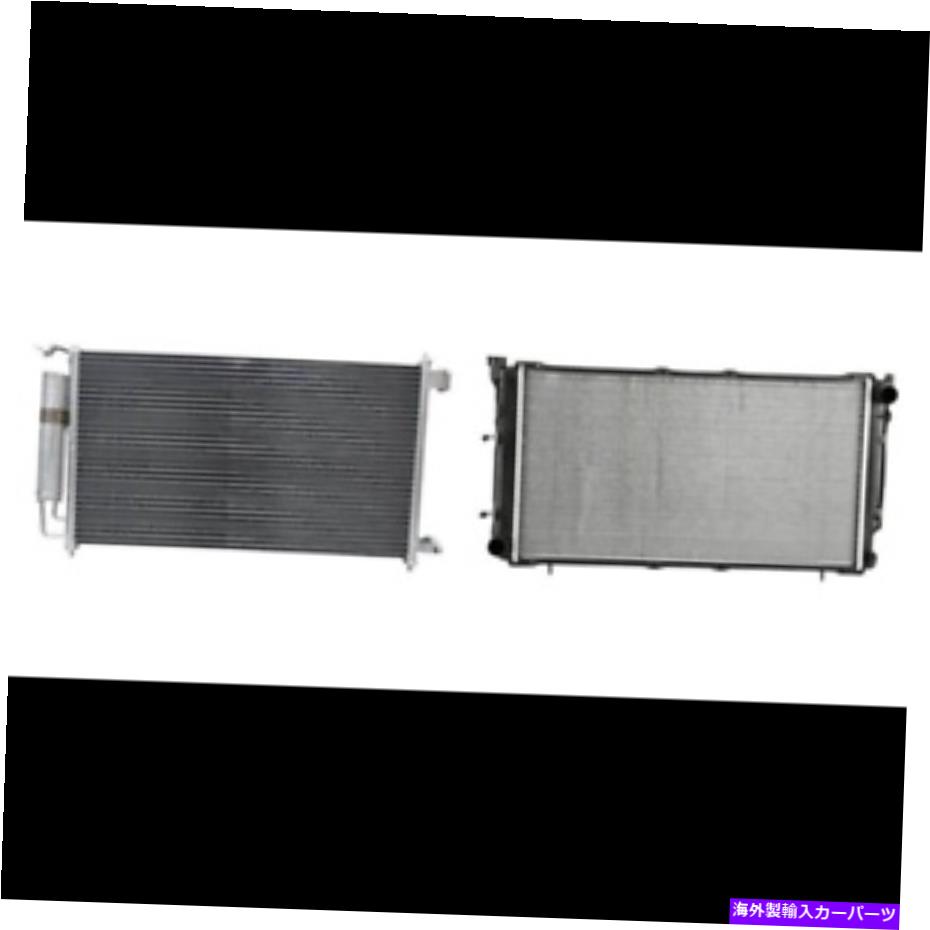 Radiator 2009年から2014年の日産キューブのA/Cコンデンサー&ラジエーターキット A/C Condenser & Radiator Kit for 2009-2014 Nissan Cube【並行輸入品】