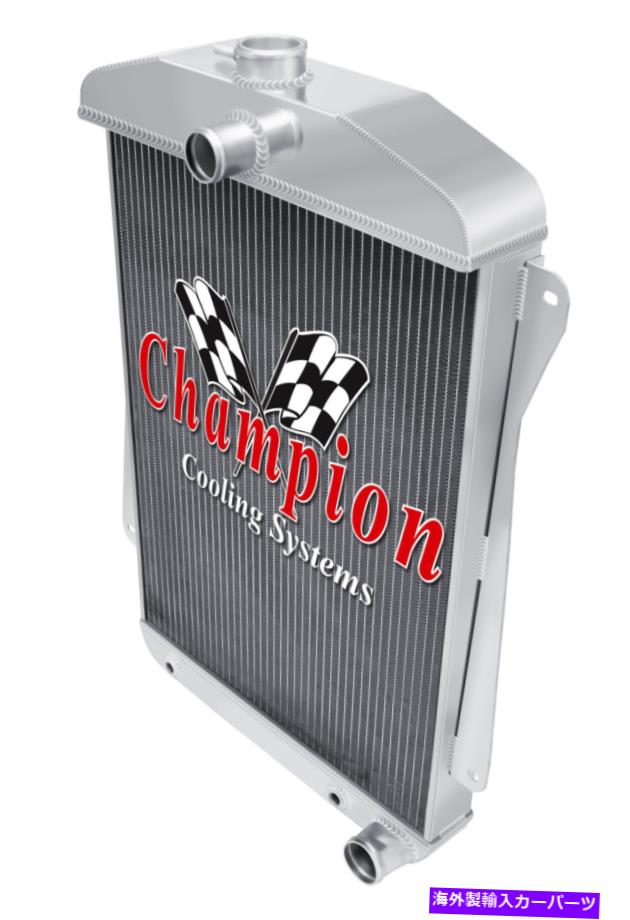 Radiator 1941年のシボレーマスター85 V8変換のための3列のクイーンチャンピオンラジエーター 3 Row Queen Champion Radiator for 1941 Chevrolet Master 85 V8 Conversion【並行輸入品】