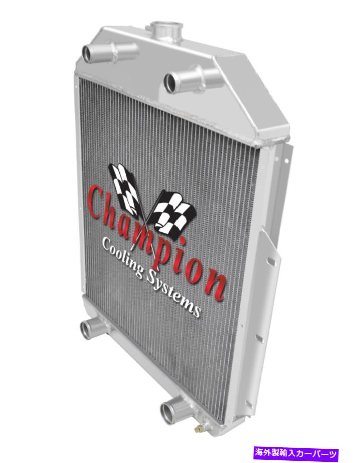 Radiator 1948 49 50 51 52フォードピックアップF1 3列ラジエーターCA 1948 49 50 51 52 Ford Pickup F1 3 Row Radiator CA【並行輸入品】