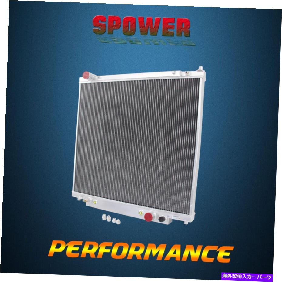 Radiator フォードF-150 F-2550 F-350 F-450 F-550 98-04 V8 V10 4rowアルミニウムラジエーター AT For Ford F-150 F-250 F-350 F-450 F-550 98-04 V8 V10 4Row Aluminum Radiator【並行輸入品】