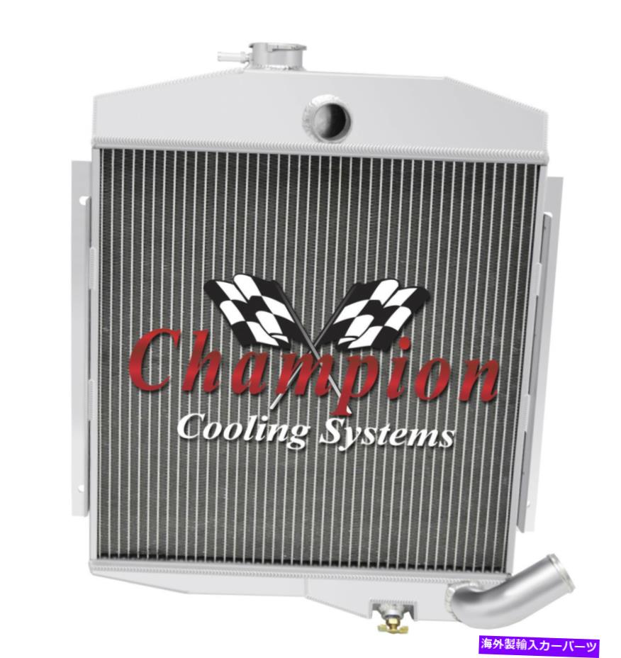 Radiator 1965年から1971年のジープCJ5ベースビュイックV6エンジンの3列SRチャンピオンラジエーター 3 Row SR Champion Radiator for 1965 - 1971 Jeep CJ5 Base Buick V6 Engine【並行輸入品】