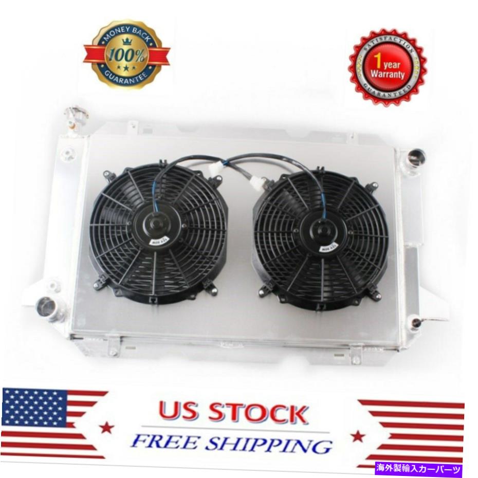Radiator 85-97 Ford F150/250/350 Bronco V8 5.0L/5.8L 3列ミョウバンラジエーター+シュラウド+2ファン For 85-97 FORD F150/250/350 BRONCO V8 5.0L/5.8L 3-Row Alum Radiator+Shroud+2 Fan【並行輸入品】