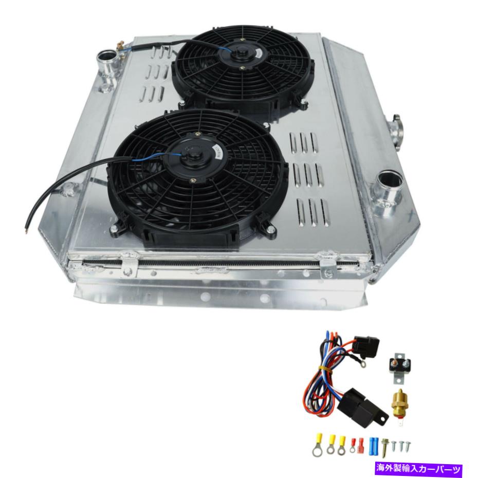 Radiator 66-79フォードF150 F250 F350ブロンコV8 W/シュラウドファン +リレーキットの3列ラジエーター 3 Row Radiator For 66-79 Ford F150 F250 F350 Bronco V8 w/ Shroud Fan + Relay Kit【並行輸入品】 67,639円
