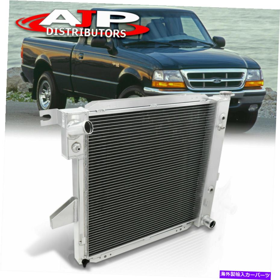Radiator 1998年から2001年のフォードレンジャー /マツダB2500の2列レーシングデュアルコアアルミニウムラジエーター 2-Row Racing Dual-Core Aluminum Radiator For 1998-2001 Ford Ranger / Mazda B2500【並行輸入品】