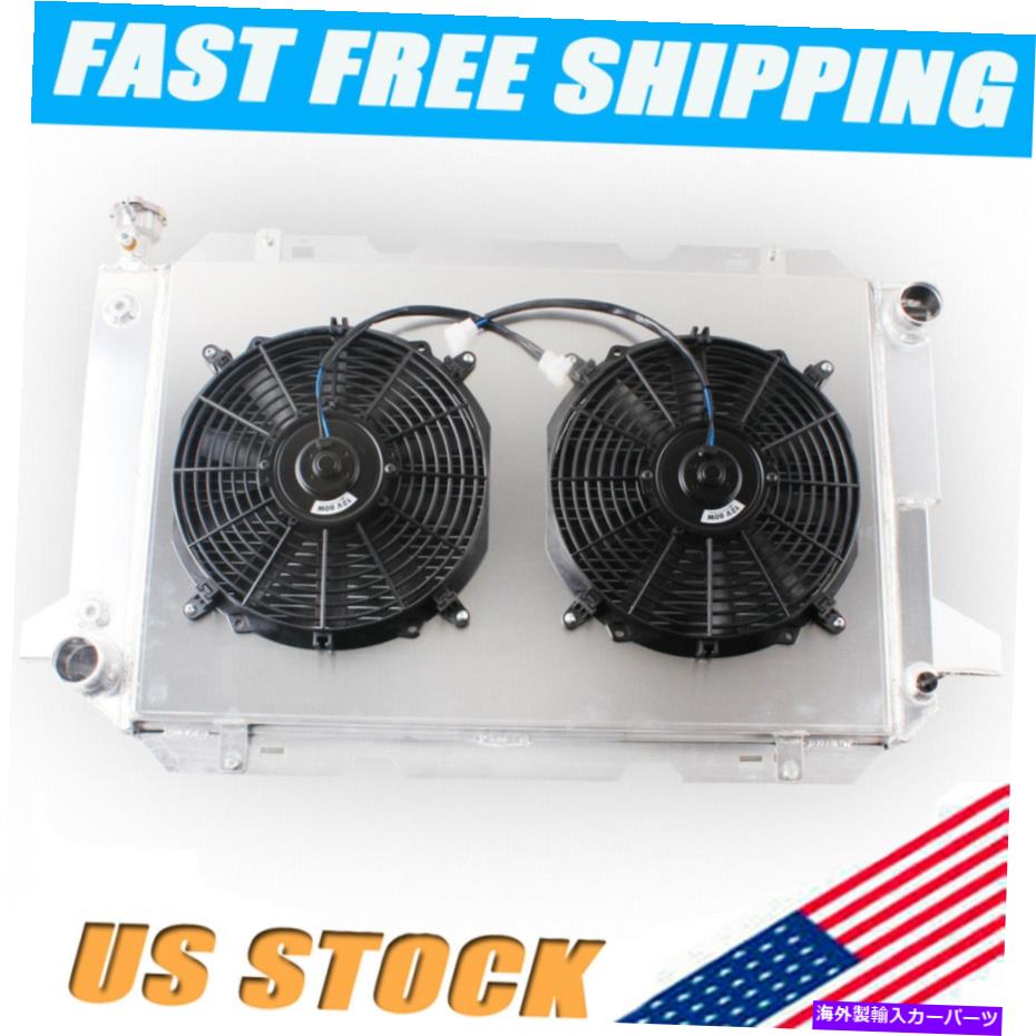 Radiator 3ROWラジエーター＆ファン1985-1996 FORD BRONCO 5.0L 5.8L 302 351 V8エンジン *CC1451 3Row Radiator&Fan For 1985-1996 Ford Bronco 5.0L 5.8L 302 351 V8 Engine *CC1451【並行輸入品】