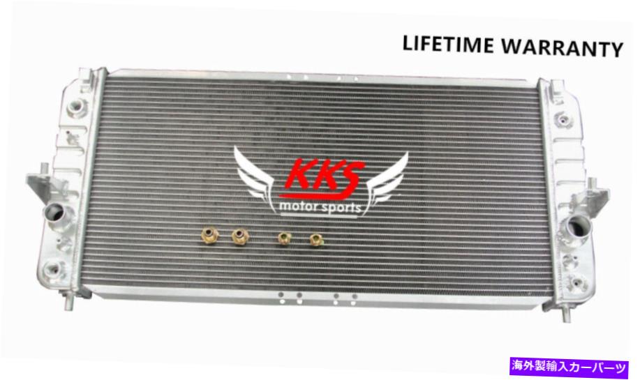 Radiator 磨かれたkks3列2000キャデラックデビル4.6LガスV8のすべてのアルミニウムラジエーター Polished KKS 3 Row ALL Aluminum Radiator For 2000 Cadillac Deville 4.6L GAS V8【並行輸入品】