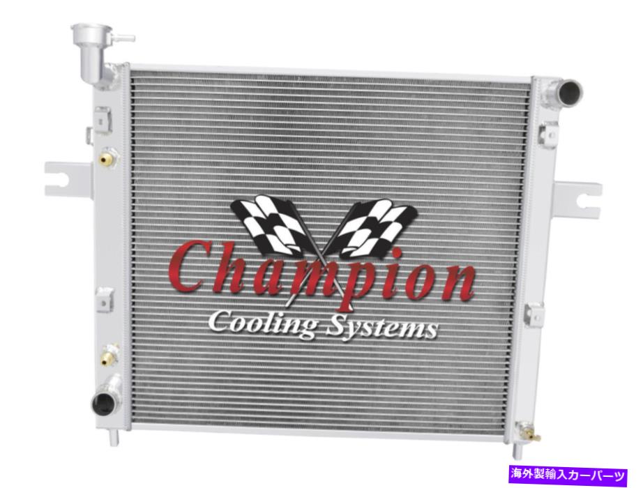 Radiator 1999年から2004年のグランドチェロキーL6エンジン＃CC2262の3列のロッキンチャンピオンラジエーター 3 Row Rockin Champion Radiator for 1999 - 2004 Grand Cherokee L6 Engine #CC2262【並行輸入品】