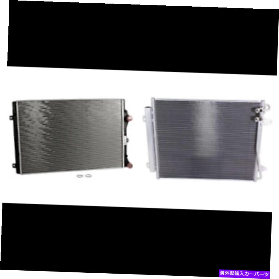 Radiator フォルクスワーゲンCCのラジエーター＆A/Cコンデンサーキット、パサット、パサットCC Radiator & A/C Condenser Kit for Volkswagen CC, Passat, Passat CC【並行輸入品】