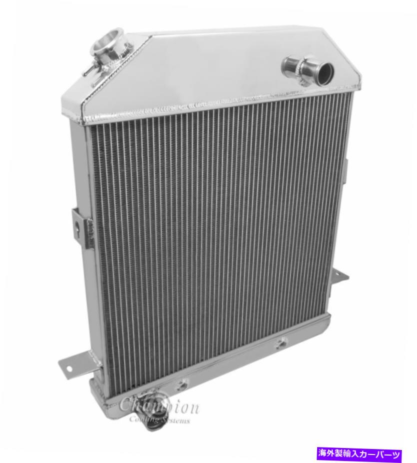 Radiator 1939 1940 1941 Ford構成アルミニウム3列チャンピオンW/Ford Configuration 1939 1940 1941 Mercury Radiator w/Ford configuration Aluminum 3 Row Champion【並行輸入品】