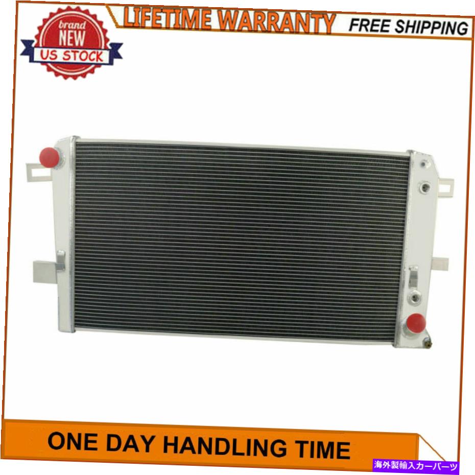 Radiator 4列アルミニウムラジエーターフィット2001-05シボレーシルバラード2500 3500 GMC 6.6L LB7 LLY 4 Row Aluminum Radiator Fit 2001-05 Chevy Silverado 2500 3500 GMC 6.6L LB7 LLY【並行輸入品】