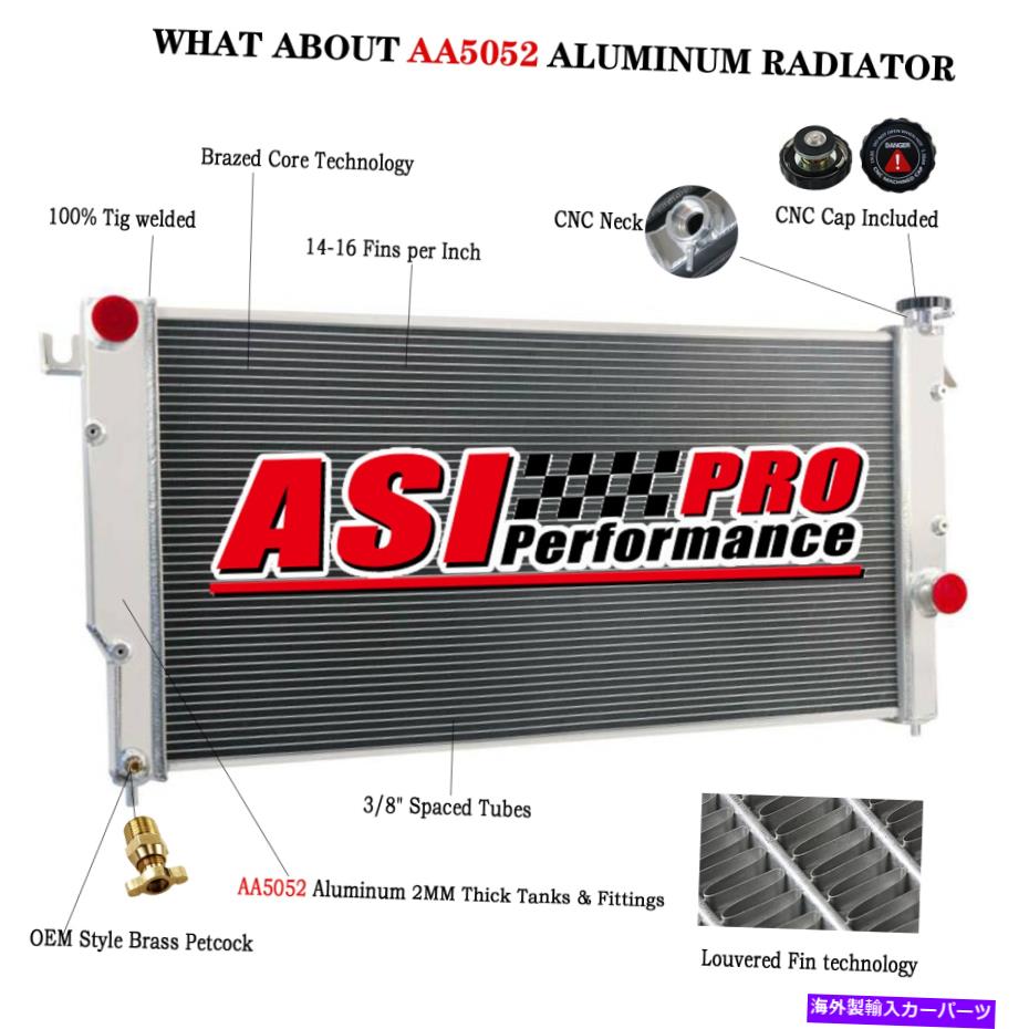 Radiator 4列アルミニウムラジエーターフィット1994-2002ダッジRAM 2500 3500 5.9L L6ターボディーゼル 4 Rows Aluminum Radiator Fit 1994-2002 Dodge Ram 2500 3500 5.9L L6 Turbo Diesel【並行輸入品】