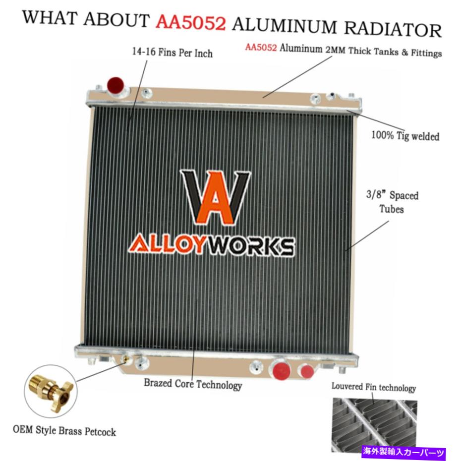 Radiator ラジエーター3ROWフィット99-05フォードF-250 F-350 F-450 F-550パワーストローク6.8 7.3L V8 V10 Radiator 3Row fit 99-05 Ford F-250 F-350 F-450 F-550 Powerstroke 6.8 7.3L V8 V10【並行輸入品】