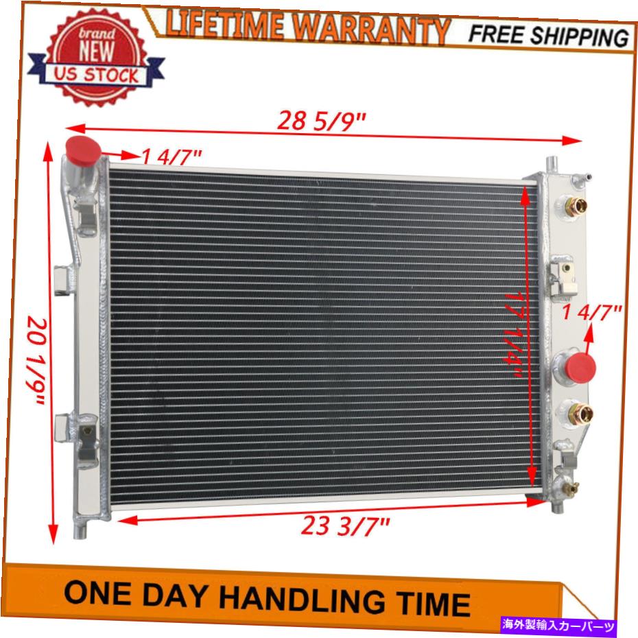 Radiator シボレーコルベットSSR C6 5.3L 6.2 7.0L V8 2005-2013用の4列アルミニウムラジエーター 4 Row Aluminum Radiator For Chevrolet Corvette SSR C6 5.3L 6.2 7.0L V8 2005-2013【並行輸入品】