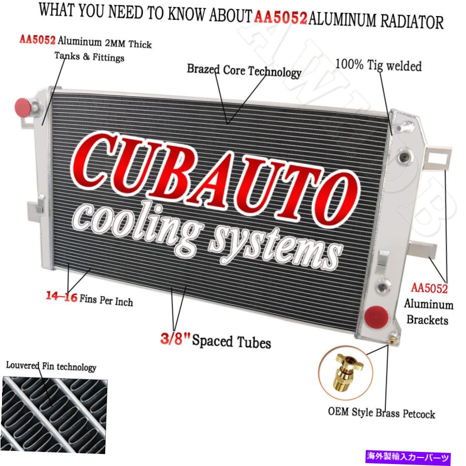 Radiator Chevy Silverado/GMC Sierra 2500 HD 6.6L V8 Duramax LB7/LLY用の4列のラジエーター 4 Row Radiator For Chevy Silverado/GMC Sierra 2500 HD 6.6L V8 Duramax LB7/LLY【並行輸入品】