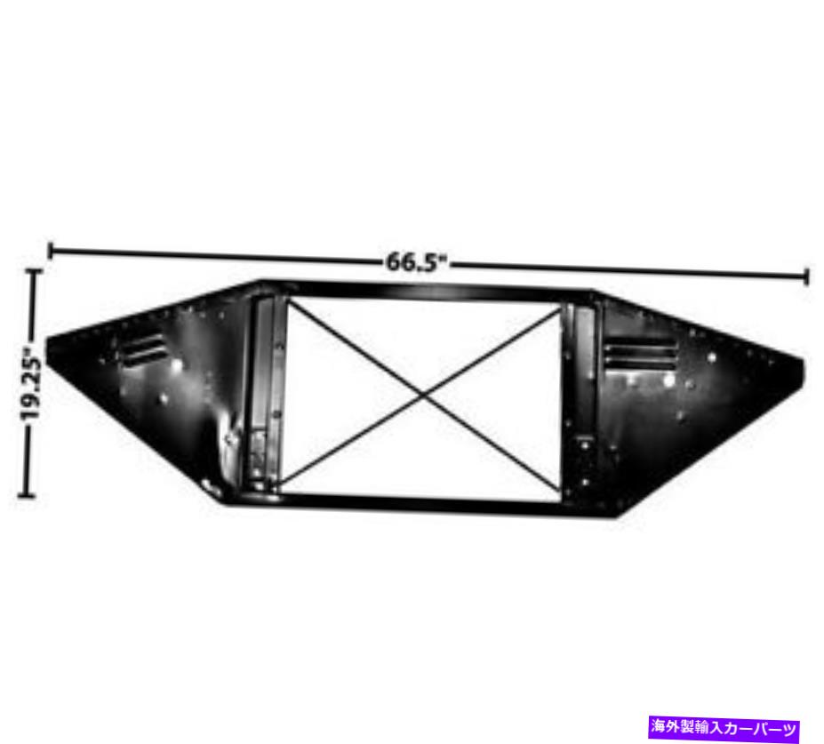 Radiator 1960 61 62 63 64 65 66 Chevy Pickup Truck Radiator Support w/ Diagonal Brace 1960 61 62 63 64 65 66 Chevy Pickup Truck Radiator Support w/ Diagonal Brace【並行輸入品】