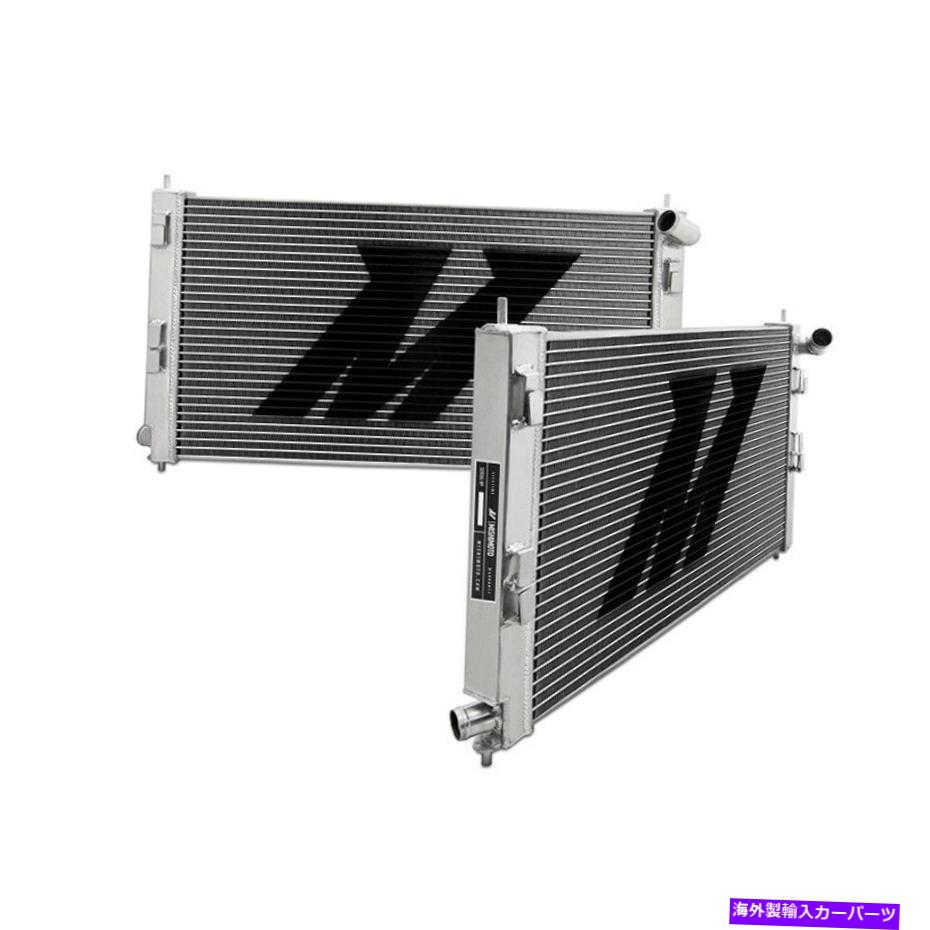 Radiator ミシモトのパフォーマンスアルミニウムラジエーターは、三菱ランサー2008-2015シルバーに適合します Mishimoto Performance Aluminum Radiator Fits Mitsubishi Lancer 2008-2015 Silver【並行輸入品】