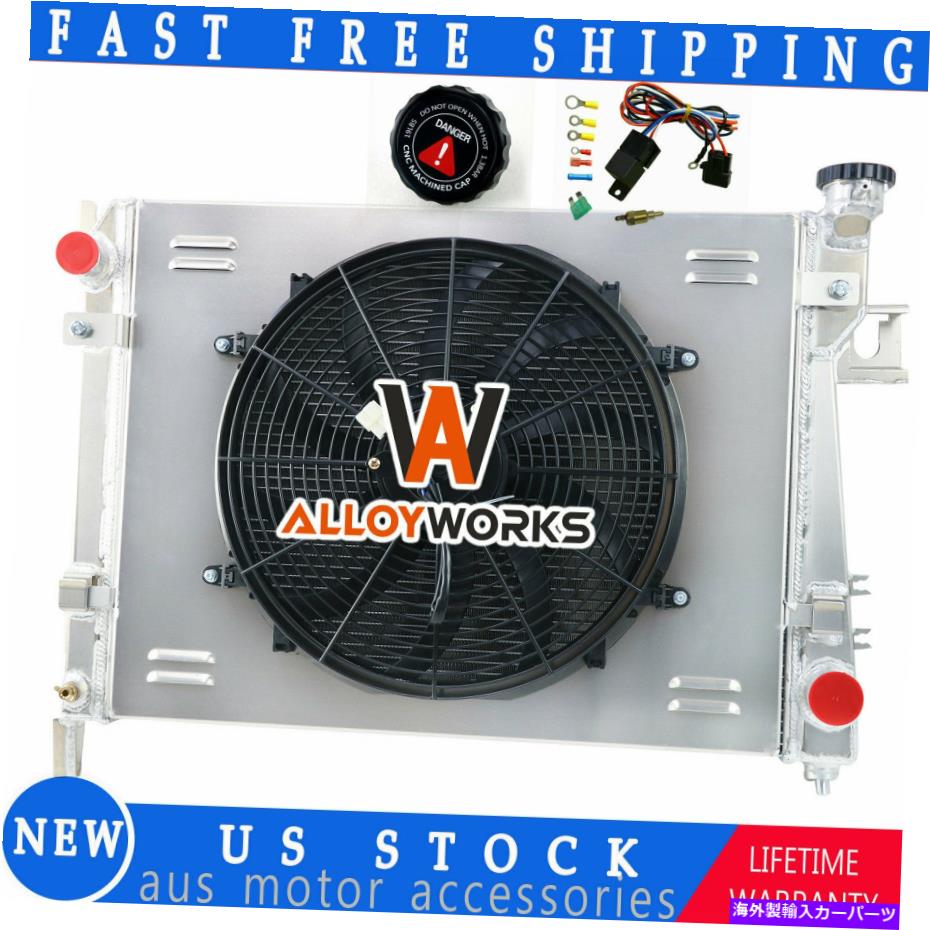 Radiator 3列のラジエーター +シュラウド +ファン2004-2009 Dodge Ram 1500 2500 3500 5.7L V8 HEMI 3 Row Radiator +Shroud +Fan For 2004-2009 Dodge Ram 1500 2500 3500 5.7L V8 HEMI【並行輸入品】 75,141円