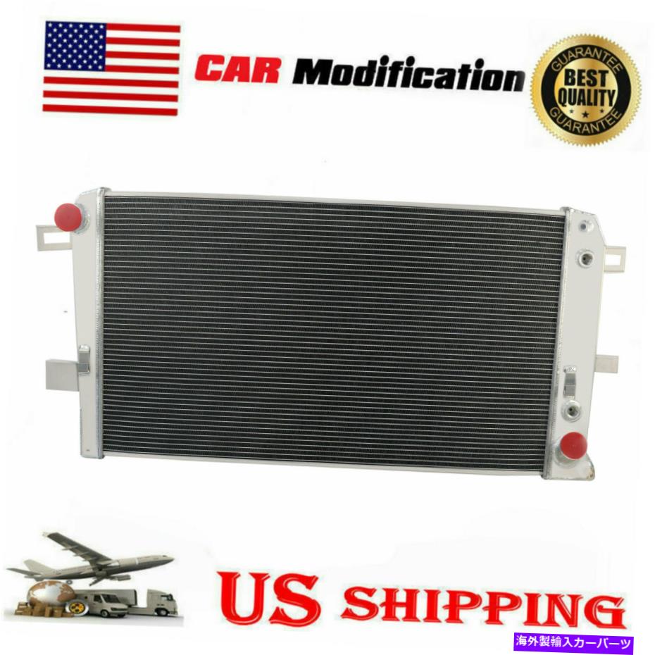 Radiator 4列アルミニウムラジエーターフィット2001-2005シルバラードシエラ2500 3500 HD 6.6Lデュラマックス 4 Row Aluminum Radiator Fit 2001-2005 Silverado Sierra 2500 3500 HD 6.6L Duramax【並行輸入品】