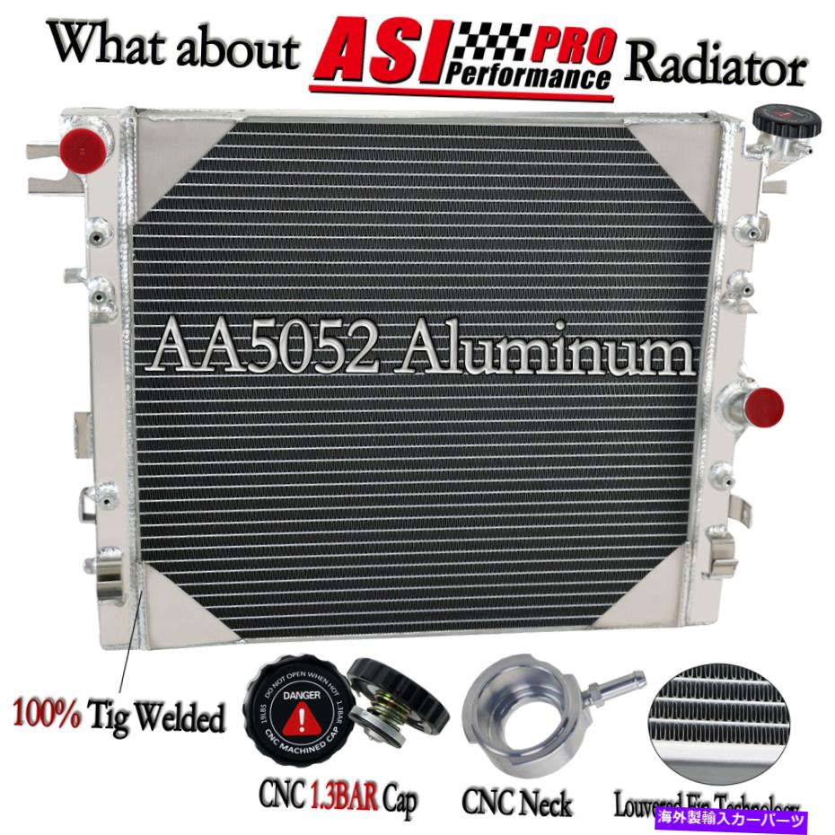Radiator 2007-2015の3列アルミニウムラジエータージープラングラーオフロードJK 3.6L /3.8L V6 Pro 3 ROW Aluminum Radiator For 2007-2015 Jeep Wrangler Offroad JK 3.6L /3.8L V6 PRO【並行輸入品】