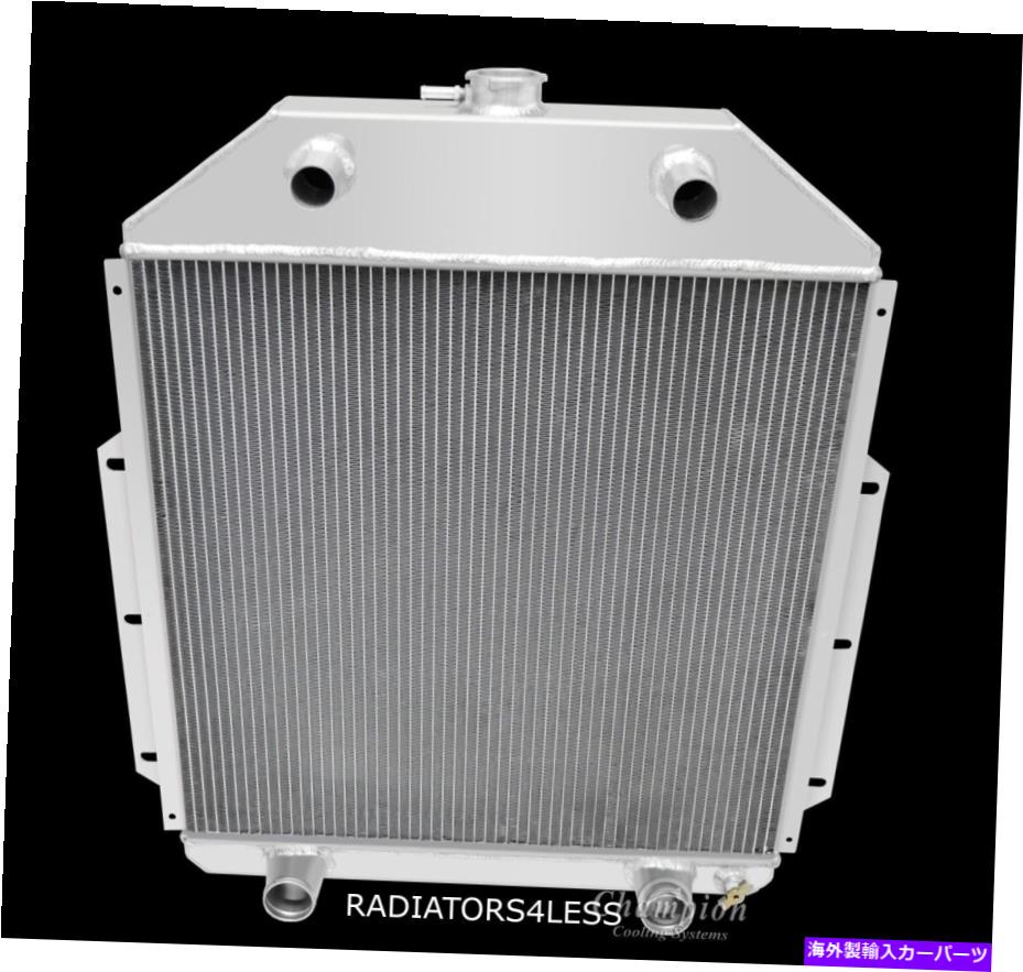 Radiator チャンピオン3列アルミニウムラジエーター1942-1952フォードトラックピックアップフラットヘッドエンジン CHAMPION 3 ROW ALUMINUM RADIATOR 1942-1952 FORD TRUCK PICKUP FLATHEAD ENGINE【並行輸入品】