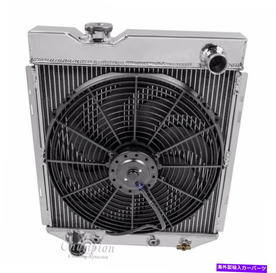 Radiator 1964 1965 1966 Ford Mustang Champion 3 Row V8 Dr Conv Radiator＆16 \