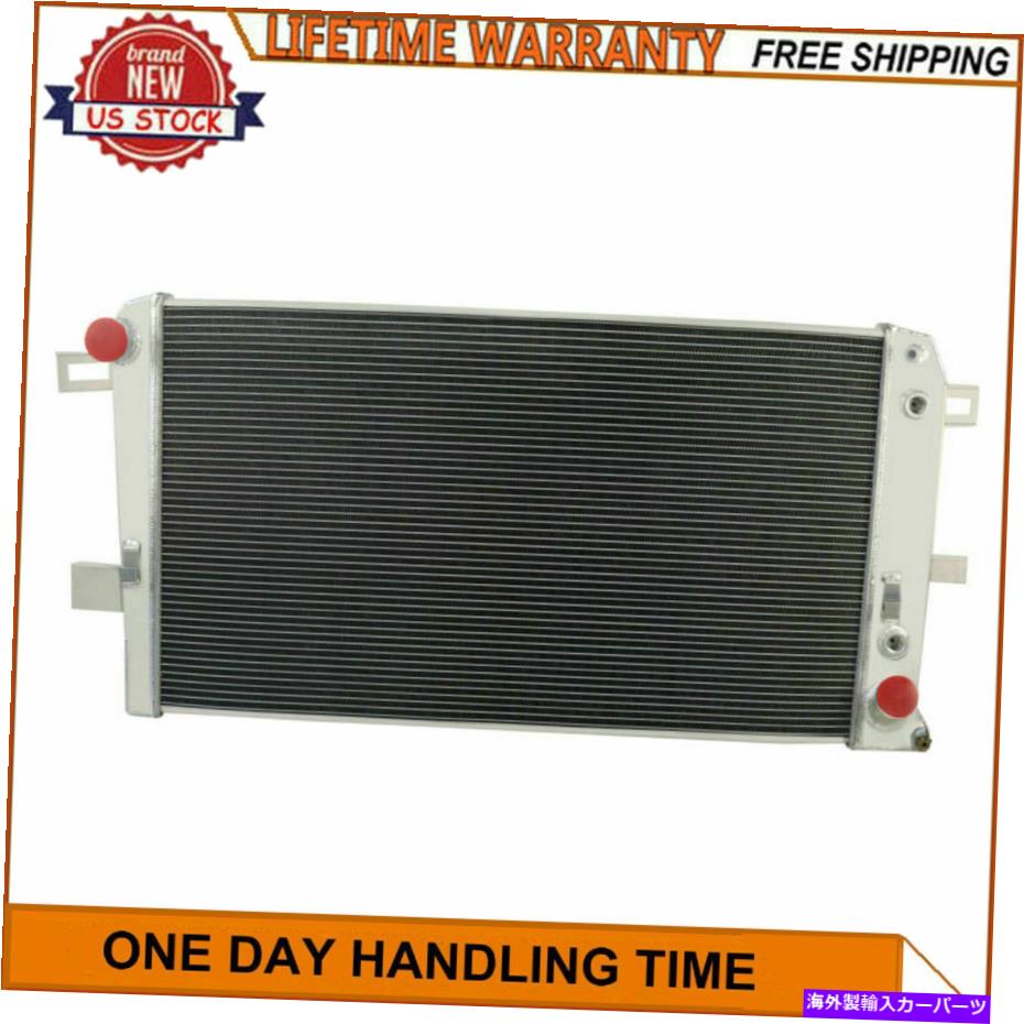 Radiator 01-2005の4列アルミニウムラジエーター 4 Row Aluminum Radiator For 01-2005 Chevy Silverado 2500 3500 HD GMC LB7 LLY【並行輸入品】