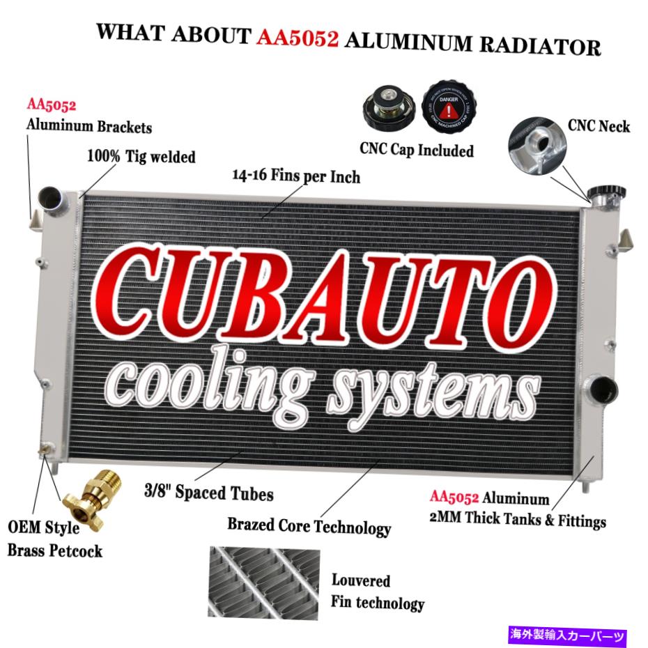 Radiator 1994年から2002年の4列アルミニウムラジエーターDodge Ram 2500 3500 Cummins Diesel 5.9L V8 4 Row Aluminum Radiator For 1994-2002 Dodge Ram 2500 3500 Cummins Diesel 5.9L V8【並行輸入品】