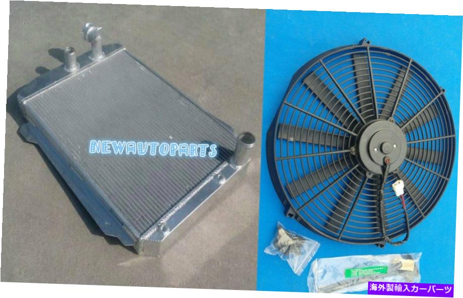 Radiator シボレーのアルミニウムラジエーター +ファンホット/ストリートロッド350 5.7 V8 W/Tranny Cooler 1939 Aluminum Radiator + Fan For Chevy Hot/Street Rod 350 5.7 V8 W/Tranny Cooler 1939【並行輸入品】