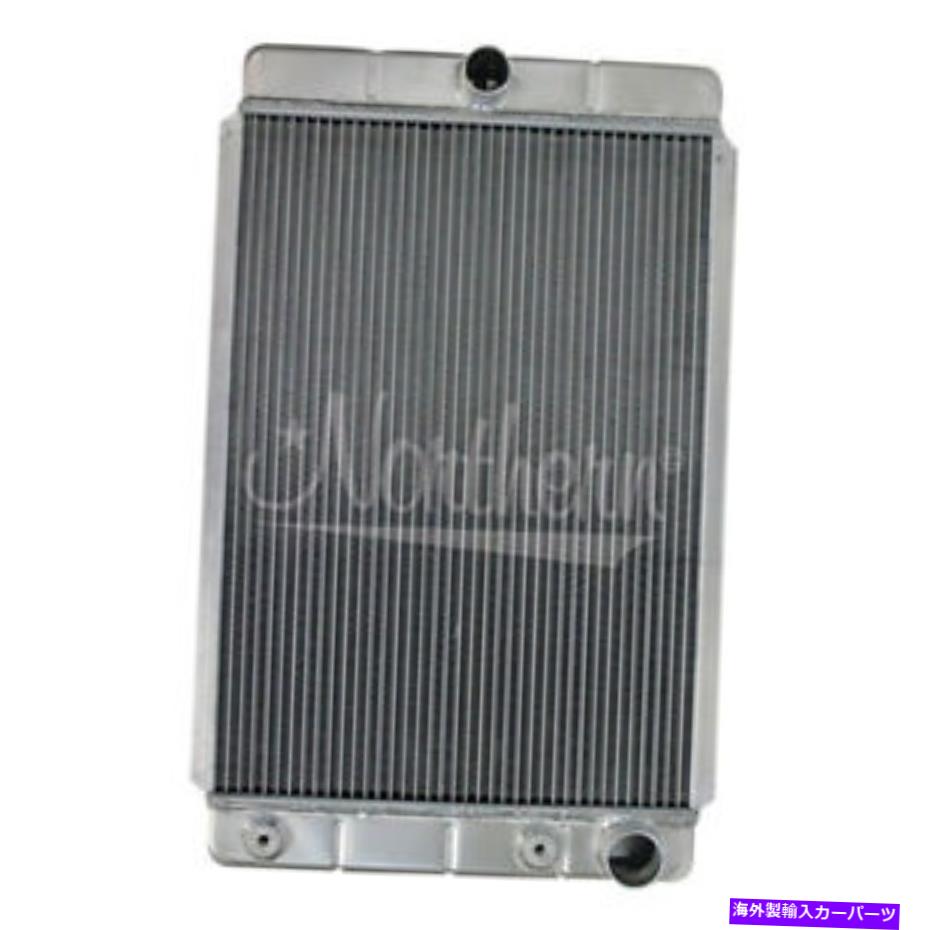 Radiator ノーザン205161カスタムホットロッド30S-40Sアルミニウムダウンフローラジエーターライトアウトレット Northern 205161 Custom Hotrod 30s-40s Aluminum Downflow Radiator Right Outlet【並行輸入品】