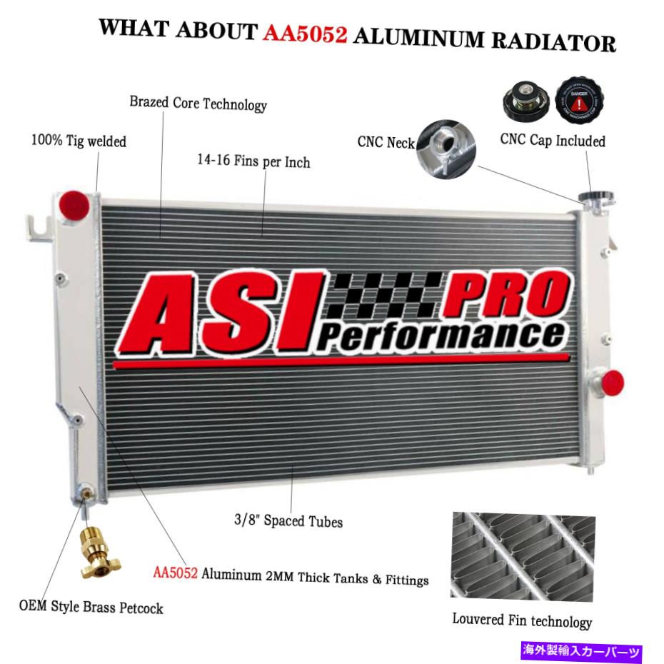 Radiator 1994年から2002年の4列のラジエーター1998 Dodge Ram 2500 3500 5.9L L6 Turbo Diesel 4 ROW Radiator FOR 1994-2002 2001 1998 Dodge Ram 2500 3500 5.9L L6 Turbo Diesel【並行輸入品】