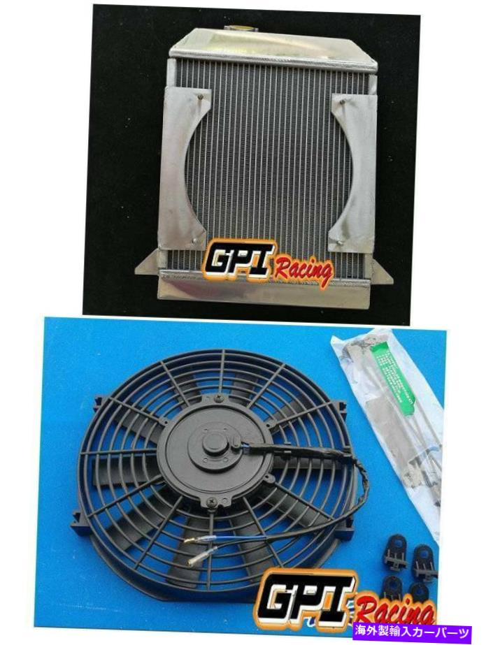 Radiator アルミニウムラジエーター&シュラウド&ファンフィットモーガンプラス8 8 +8 1968-2003 1969 62mm Aluminum Radiator &Shroud&Fans Fit Morgan Plus 8 Eight +8 1968-2003 1969 62MM【並行輸入品】|Us Custom Parts Shop USDM