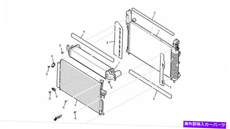 Radiator 本物の新しいHolden Captiva 2010-2010 2.0Lディーゼルラジエーター GENUINE NEW HOLDEN CAPTIVA 2010-2010 2.0L DIESEL RADIATOR【並行輸入品】