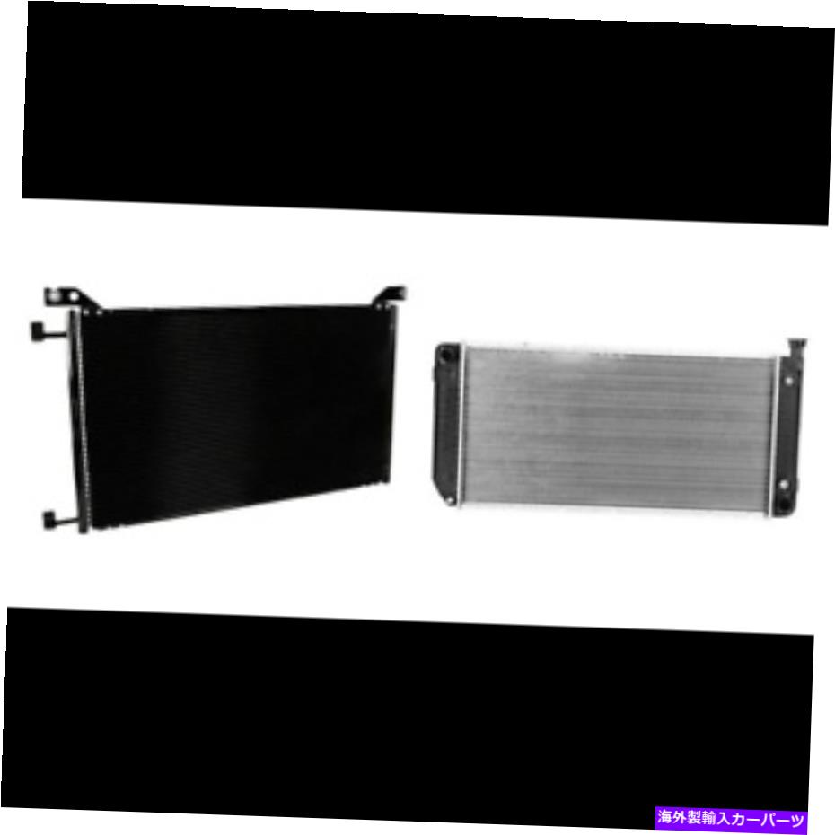 Radiator 00キャデラックエスカレード、シボレータホ、GMCユーコン用のA/Cコンデンサー＆ラジエーターキット A/C Condenser & Radiator Kit for 00 Cadillac Escalade, Chevy Tahoe, GMC Yukon【並行輸入品】