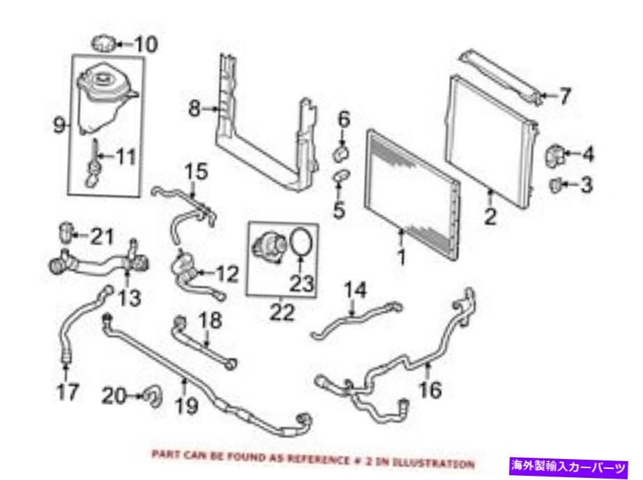 Radiator BMWのための本物のラジエーター17117576305 For BMW Genuine Radiator 17117576305【並行輸入品】