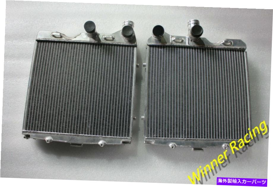 Radiator アルミニウムラジエーターフィットポルシェ911ボクスターケイマン2005-2012左＆右側 Aluminum Radiator Fit Porsche 911 Boxster Cayman 2005-2012 Left & Right Side【並行輸入品】