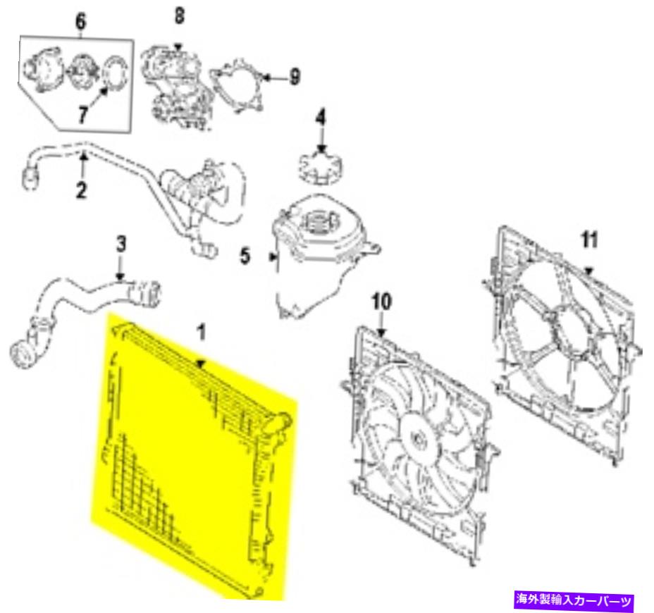 Radiator BMW 17117585036本物のOEMラジエーター BMW 17117585036 GENUINE OEM RADIATOR【並行輸入品】