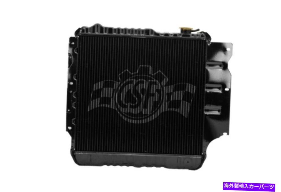 Radiator CSFフィット87-02ジープラングラー2.5L OEMプラスチックラジエーター CSF Fit 87-02 Jeep Wrangler 2.5L OEM Plastic Radiator【並行輸入品】