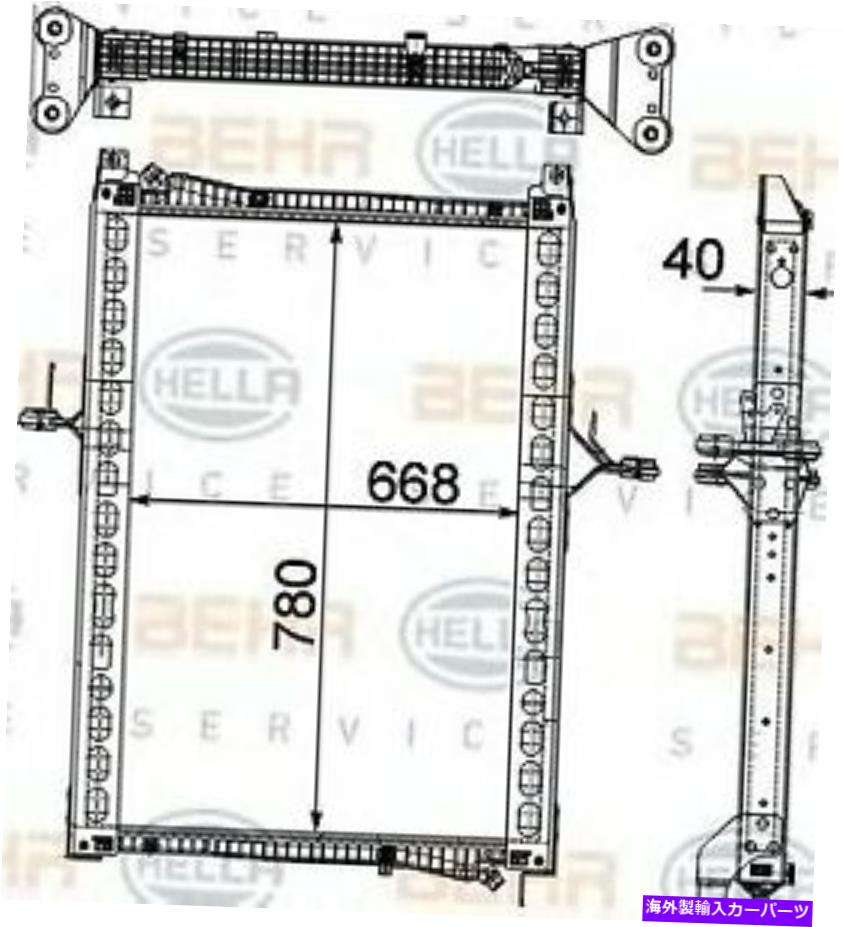 Radiator Mahle Behr HGV Radiator Premium Line [CR1161000P] US MAHLE BEHR HGV Radiator PREMIUM LINE [CR1161000P] US【並行輸入品】