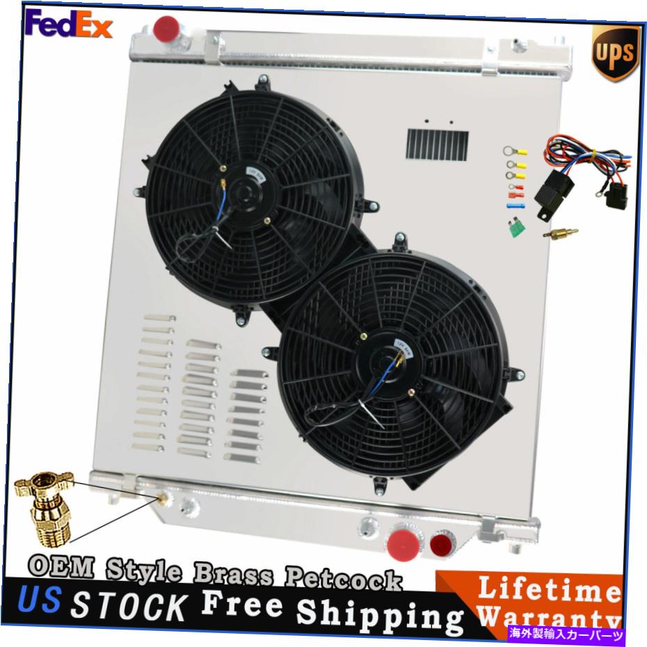 Radiator 99-05フォードF250 F350スーパーデューティエクスカーション7.3 6.8Lの4列ラジエーターシュラウドファン 4 Row Radiator Shroud Fan For 99-05 Ford F250 F350 Super Duty Excursion 7.3 6.8L【並行輸入品】