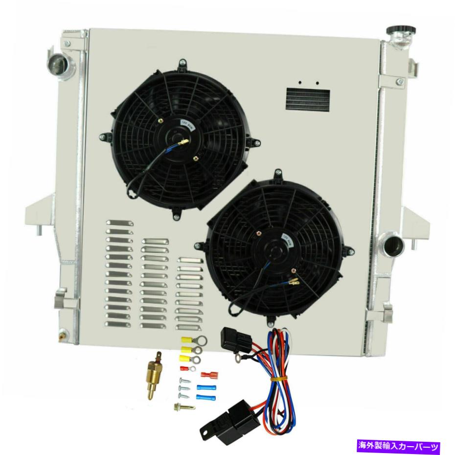 Radiator 2003年から2009年のダッジRAM 2500 3500シャーシキャブ5.9/6.7Lの4列のラジエーターシュラウドファン 4 Row Radiator Shroud Fan for 2003-2009 Dodge Ram 2500 3500 Chassis Cab 5.9/6.7L【並行輸入品】 105,633円